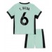 Chelsea Thiago Silva #6 Barnkläder Tredje matchtröja till baby 2023-24 Kortärmad (+ Korta byxor) Billigt